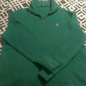 Polo long sleeve pullover shirt sz.medium